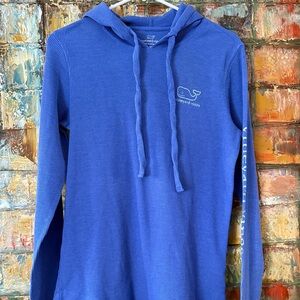 Vineyard Vines Purple Waffle-Knit with Hood